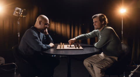 Magnus Carlsen and Pep Guardiola: Two sporting kings meet to talk tactics  as bromance blossoms