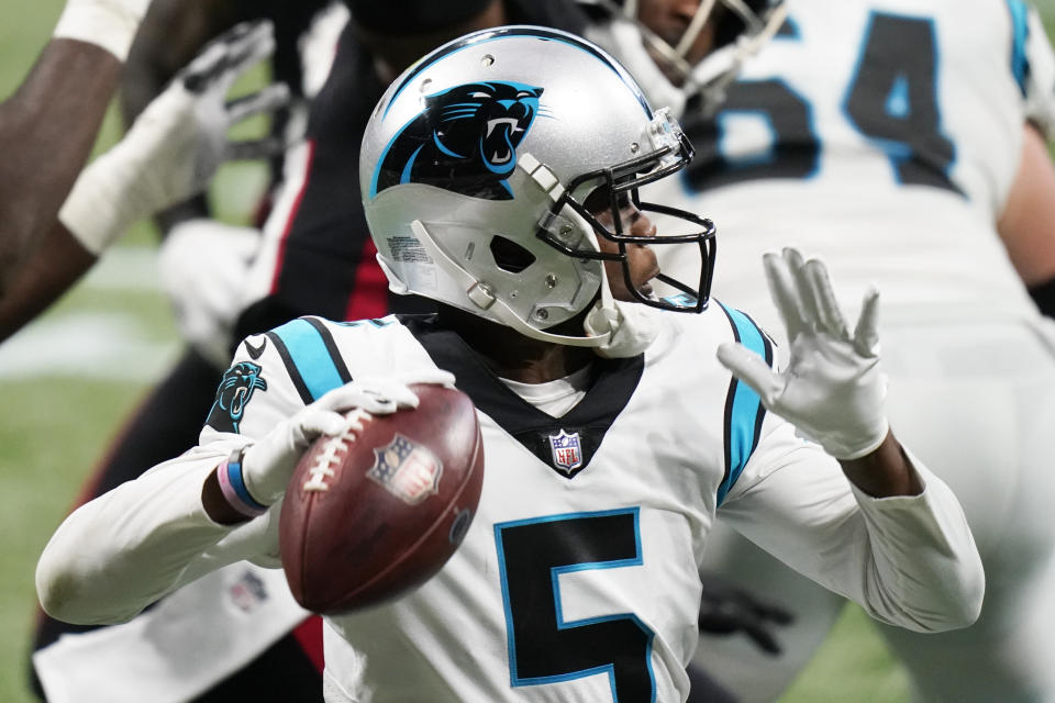 Teddy Bridgewater is doing a tremendous job for the Carolina Panthers. (AP Photo/Brynn Anderson)