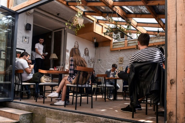 One of just two gay-friendly bars in Pristina, even though discrimination on the grounds of sexual orientation is outlawed by Kosovo's constitution