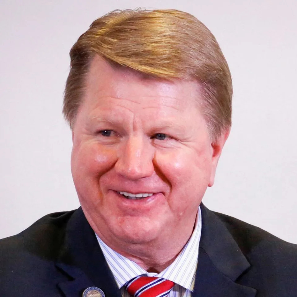 Nevada’s Republican secretary of state candidate Jim Marchant attends the Florida Election Integrity Public Hearing event, in West Palm Beach, Florida, U.S. September 10, 2022.