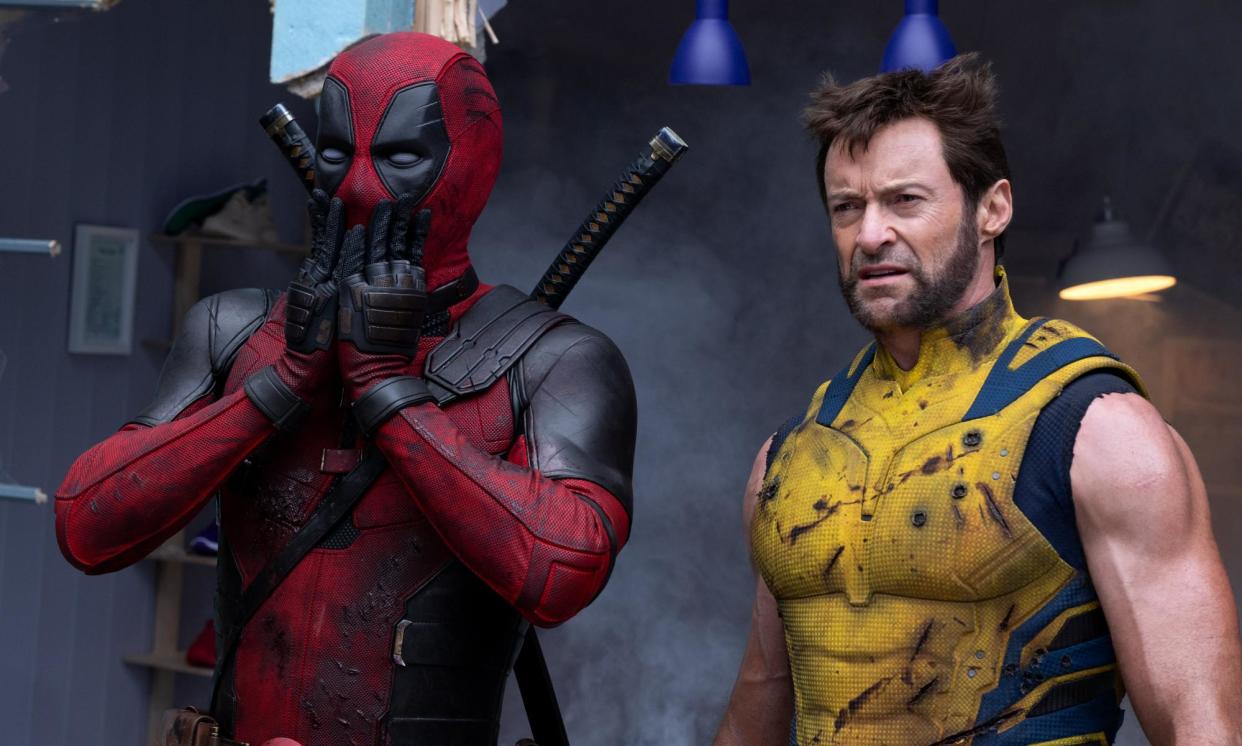 <span>Frantically self-aware … Ryan Reynolds as Deadpool and Hugh Jackman as Wolverine.</span><span>Photograph: Jay Maidment</span>