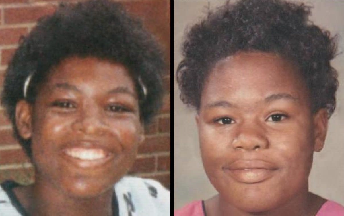 Dannette Millbrook, left, and her twin sister, Jeannette, have been missing since 1990. (Photo: Shanta Sturgis)