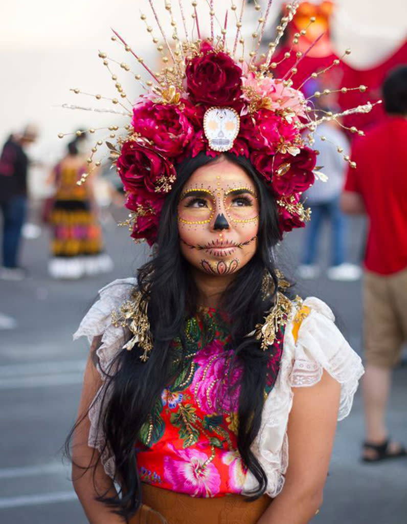 Maquillage Dia De Los Muertos minimaliste