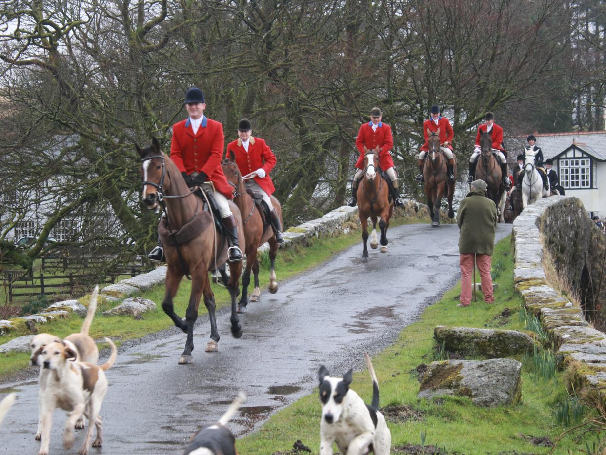 <p>Hunting close to land owned by the Duchy of Cornwall, which declined to say whether it was reviewing its policy</p> (League Against Cruel Sports)