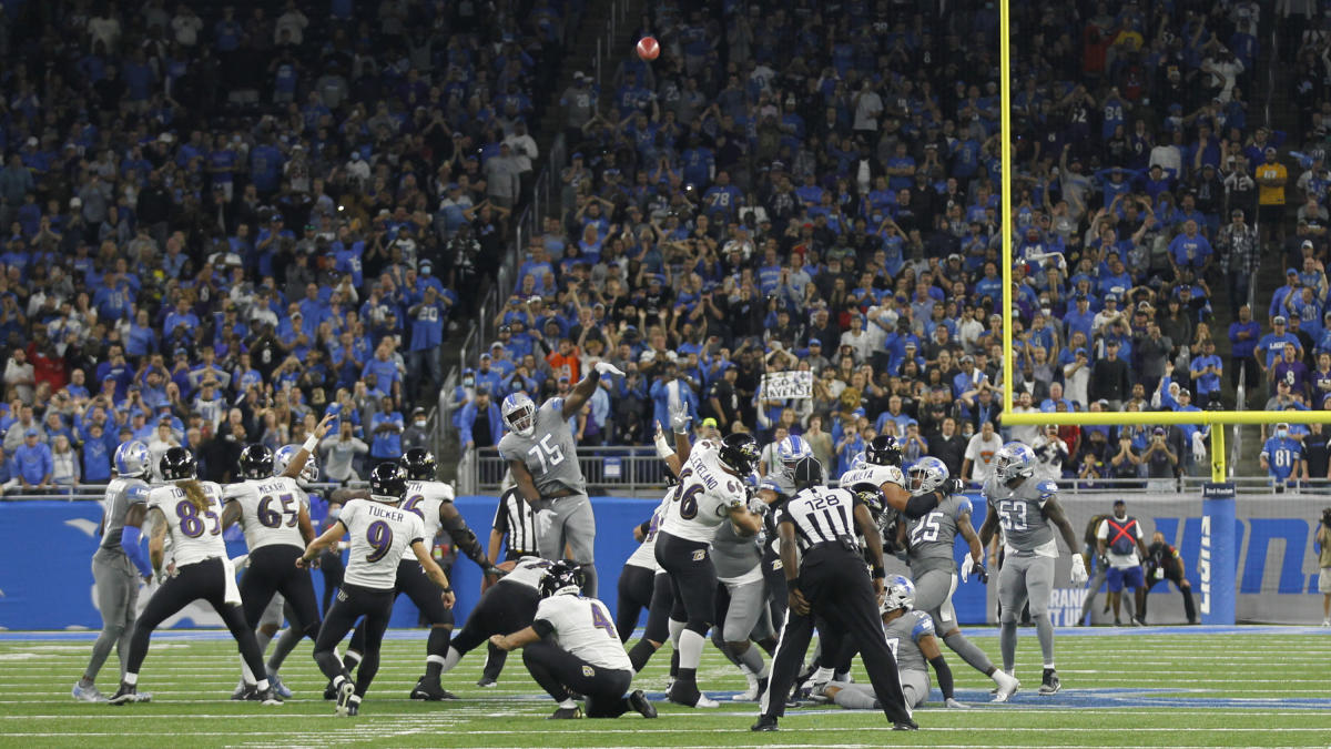 Lions' radio broadcast stunned as Justin Tucker made his 66-yard FG