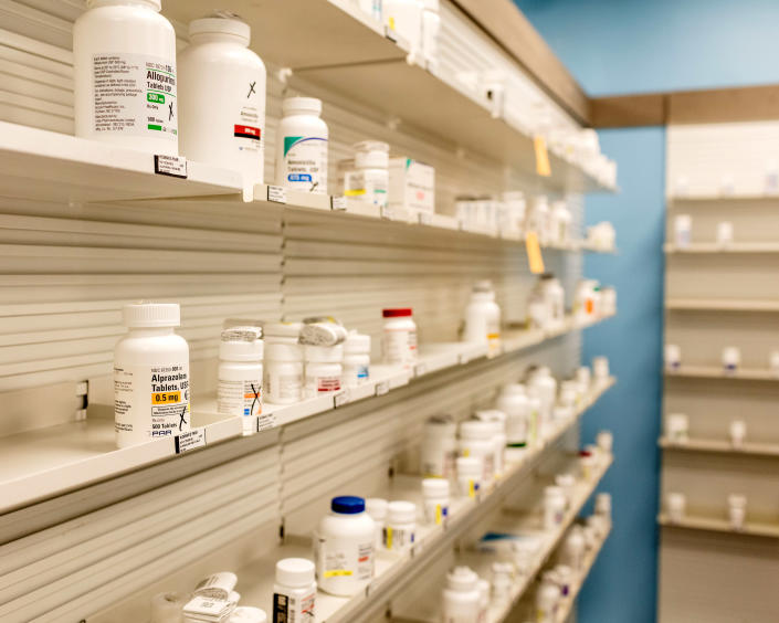 Medications at an independent pharmacy in Leland, N.C., on Jan. 6, 2020. (Jeremy M. Lange/The New York Times)