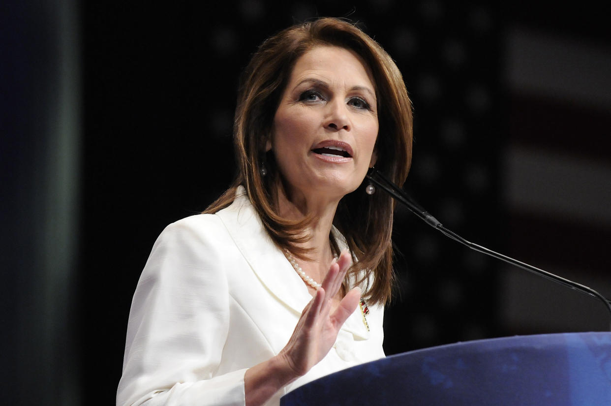 Michele Bachmann&nbsp;turned to God&nbsp;to tell her whether to&nbsp;make a bid for Al Franken's former seat. (Photo: Jonathan Ernst / Reuters)