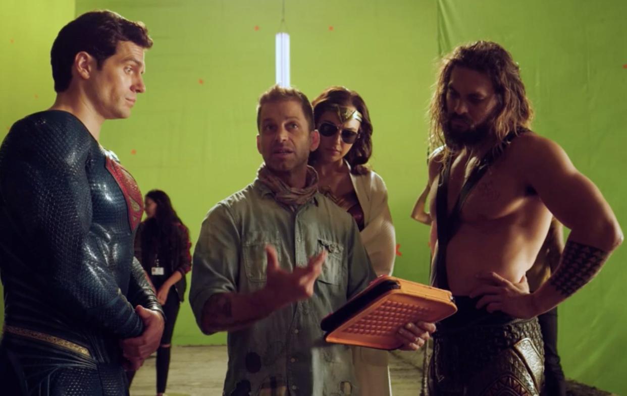 zack snyder justice league bts