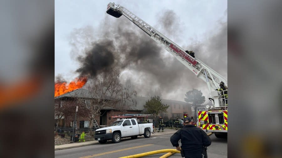 The South Adams County Fire Department said a family is safe but several pets perished in a house fire in Commerce City Saturday.
