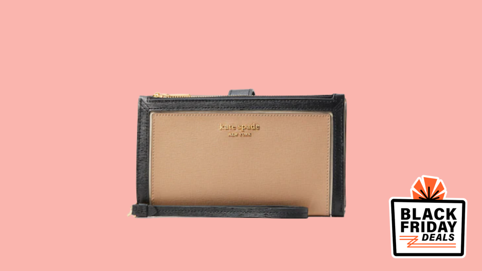 Kate Spade wallets make great stocking stuffers, so grab yours while they're steeply discounted.