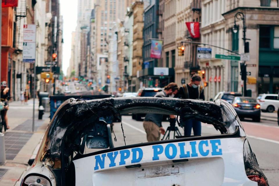 紐約市警士氣低迷，一份內部調查顯示，超半數希望當初未選擇從警。(記者張晨／攝影)