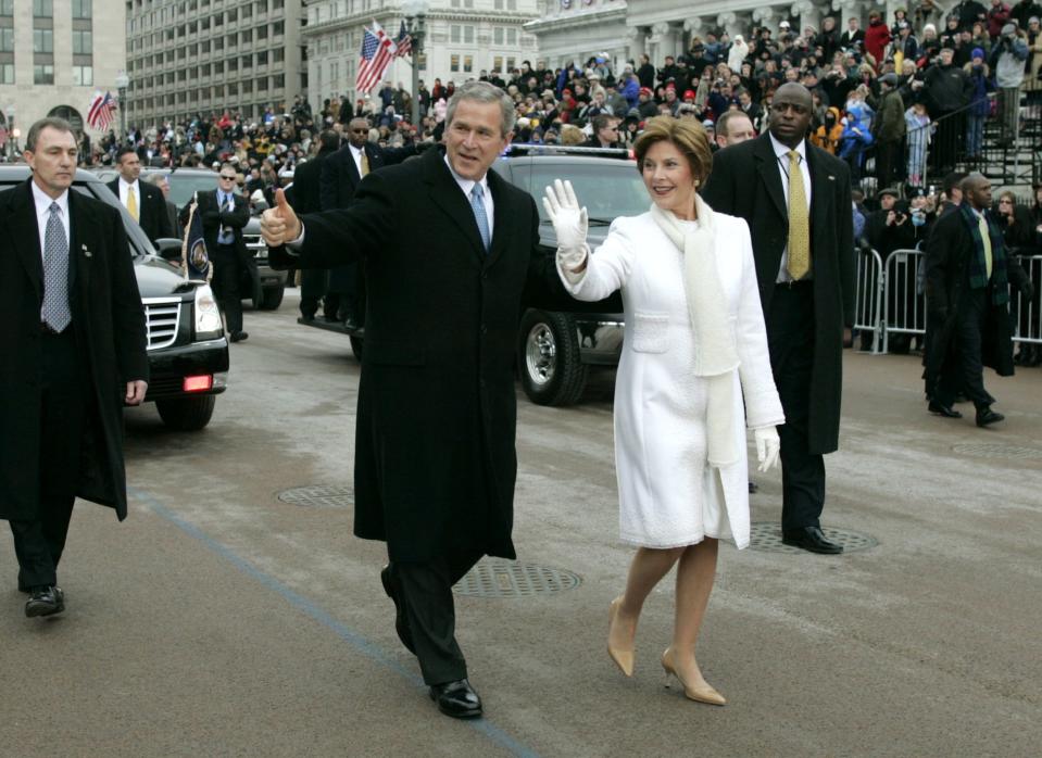 laura bush second inauguration