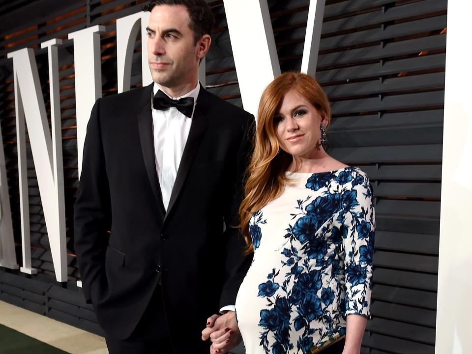 sacha baron cohen isla fisher 2015