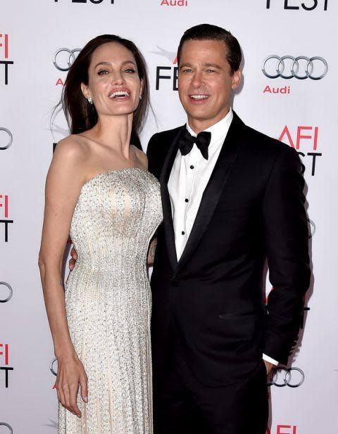 Split: Brad Pitt with his ex Angelina Jolie (Getty Images)