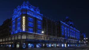 Burberry turns Harrods Knight Blue