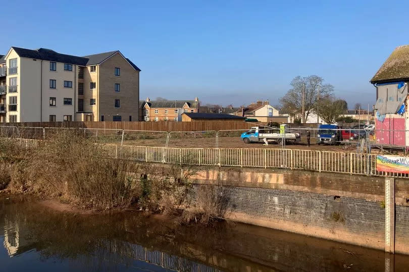 Proposed site of car park on the former Poundstretcher site on the A3807 Wood Street in Taunton town centre