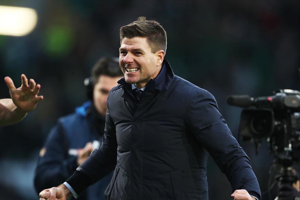 Steven Gerrard is also on Spurs’ radar after easing to the Scottish Premiership title at Rangers (Getty Images)