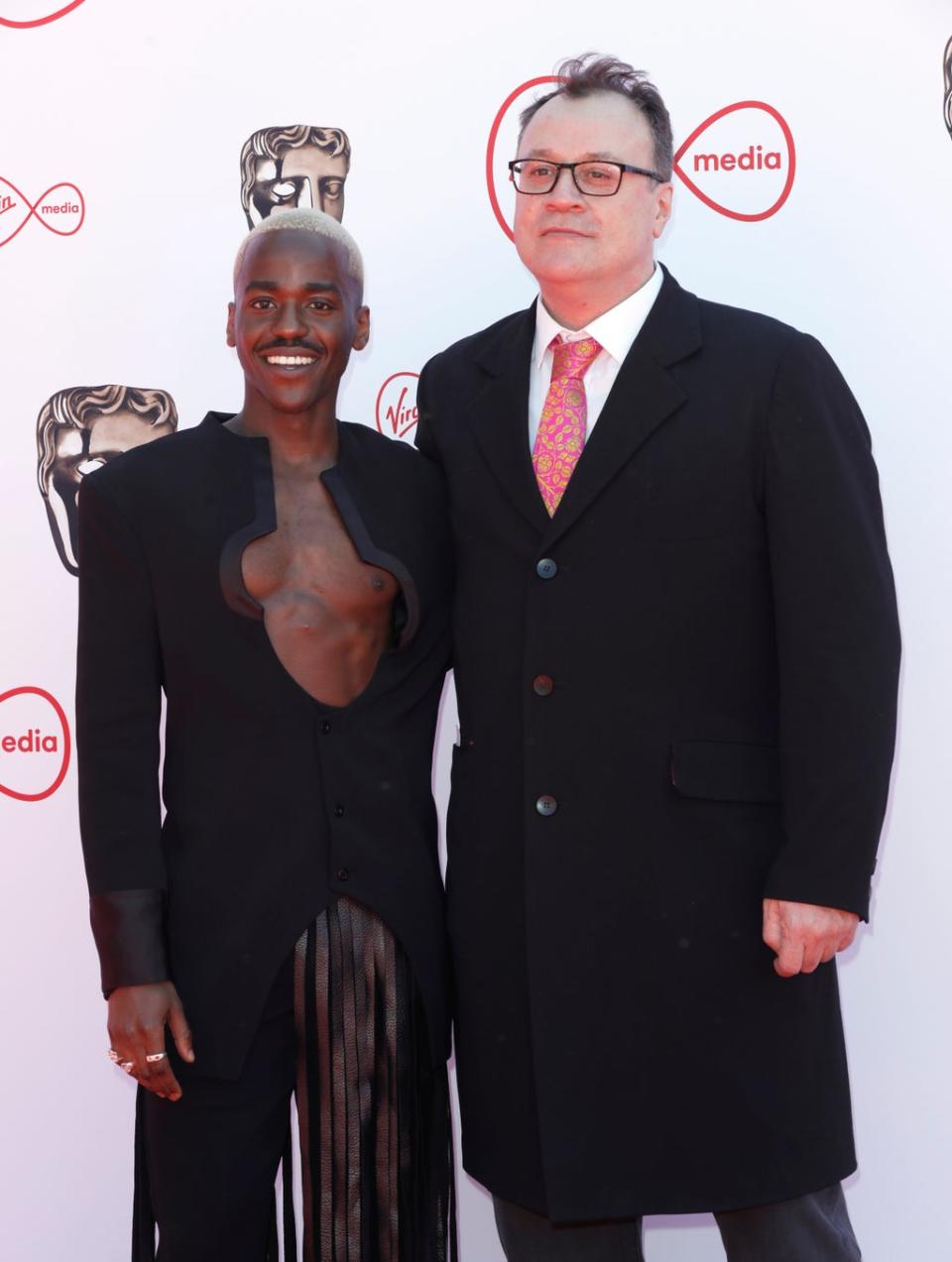 Gatwa and Davies at the TV Baftas on Sunday night (Tristan Fewings/Getty Images)