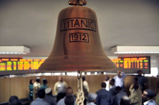 The official bell at the Ethiopian Commodities Exchange (ECX) in Addis Ababa on May 29, 2013. Since it was established the ECX has brought transparency to Ethiopia's commodities market, helped producers earn more money by cutting out middle men and increased productivity among farmers