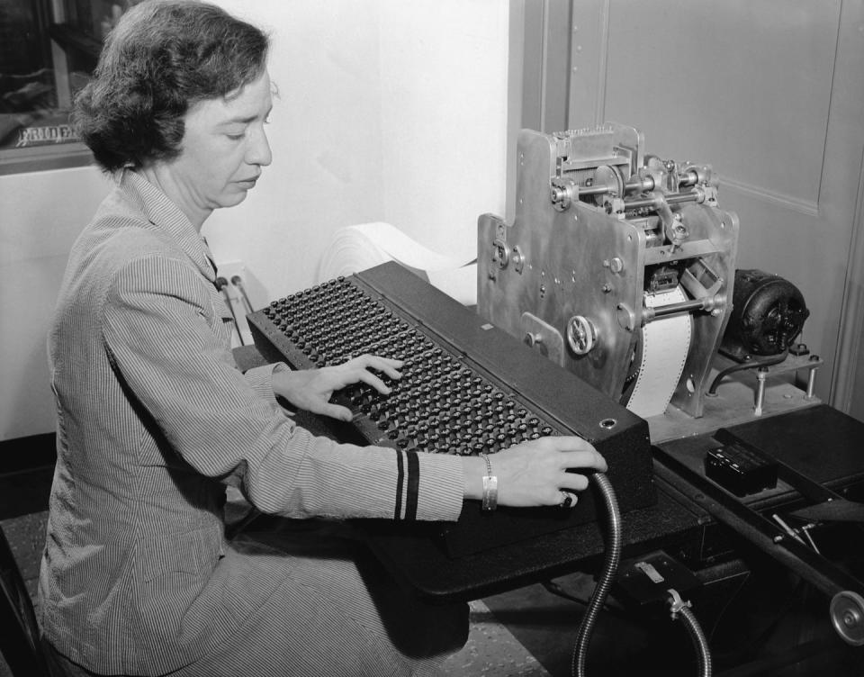 <p>Computer programming wouldn't be where it is today without computer scientist, Grace Hopper. She developed the idea of programming code as having its own language - popularizing the still used COBOL computer coding language.</p>