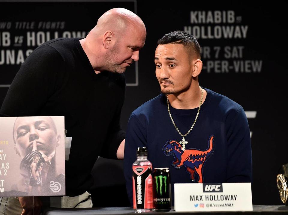 Max Holloway has been declared unfit to compete (Getty)