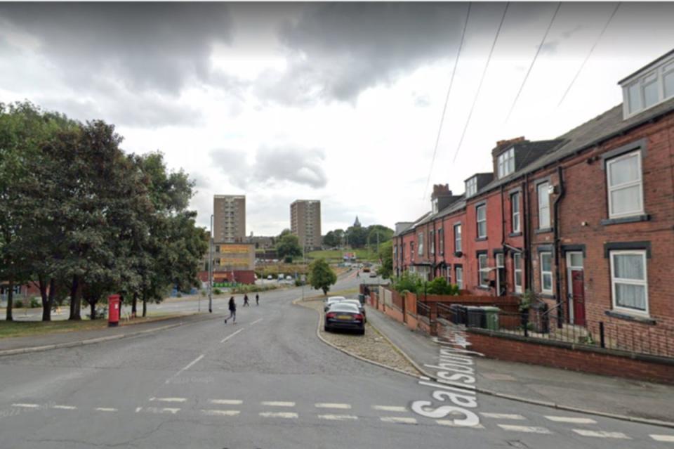 A large number of people inside were told to leave the party in Salisbury Grove, Armley, Leeds (Google)