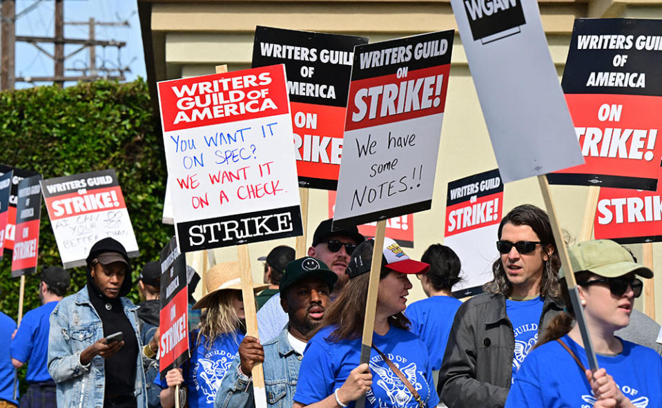 WGA Strike Signage