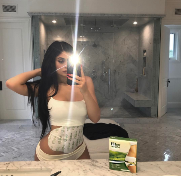 Kylie Jenner is always getting paid to promote something on Instagram. (Photo: Kylie Jenner via Instagram)