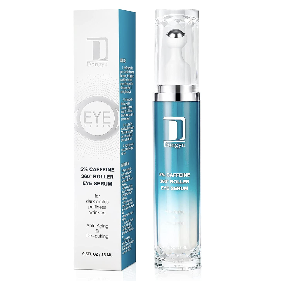 5% Caffeine Eye Serum and Under Eye Roller