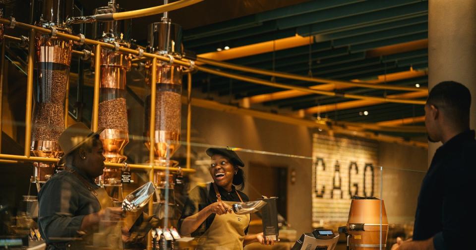See the First Photos of Chicago's New Starbucks Reserve Roastery, the Biggest Starbucks in the World