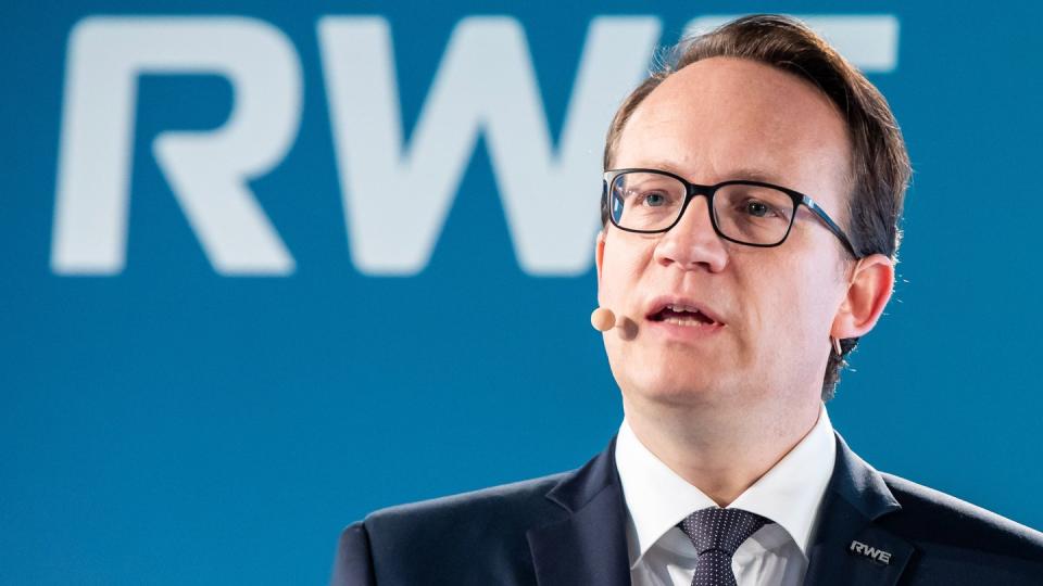 Markus Krebber, Finanzvorstand von RWE. Der Konzern legt am Donnerstg seine Geschäftszahlen vor.