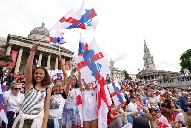 England’s Euro 2022 success – Trafalgar Square