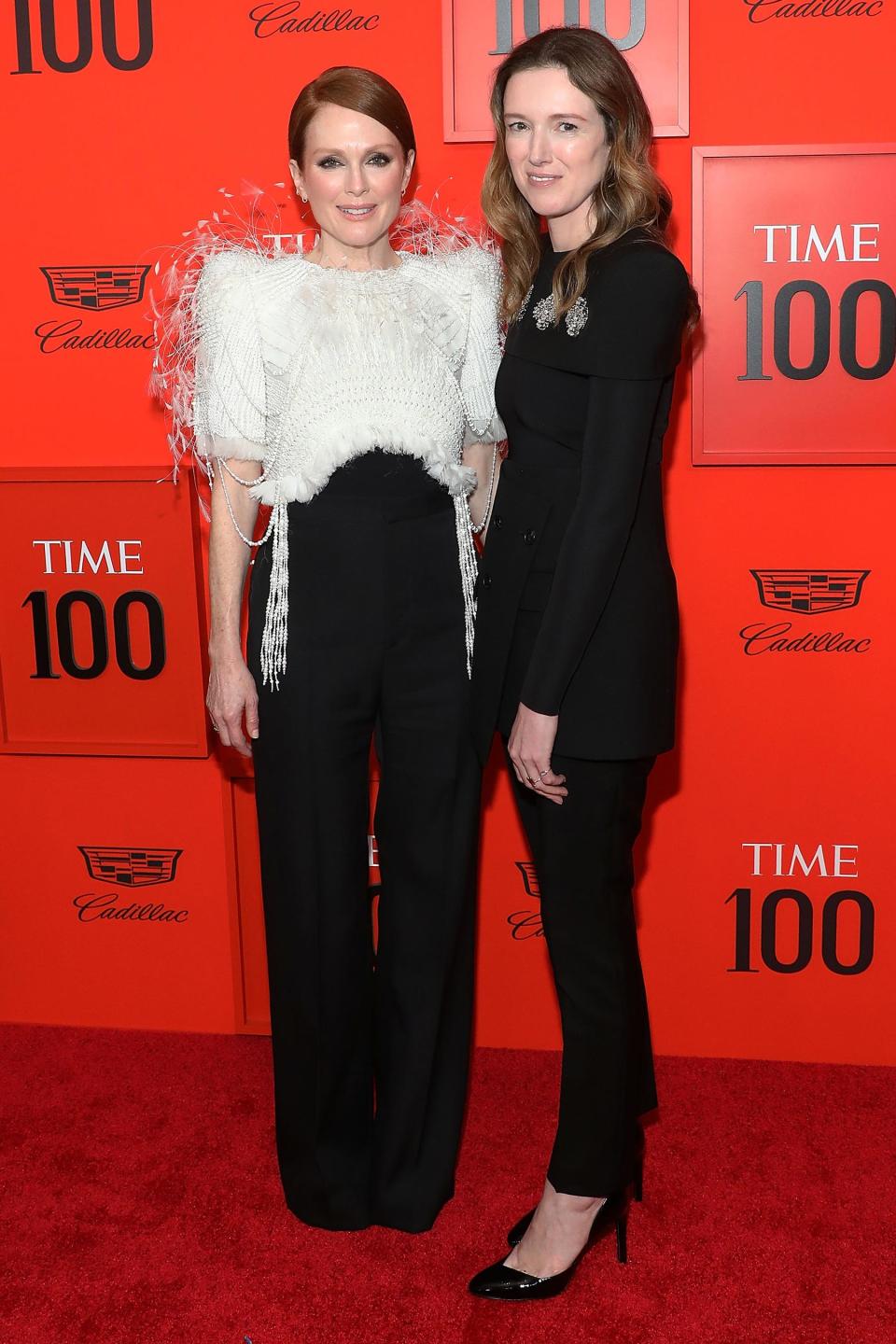 Julianne Moore and Clare Waight Keller