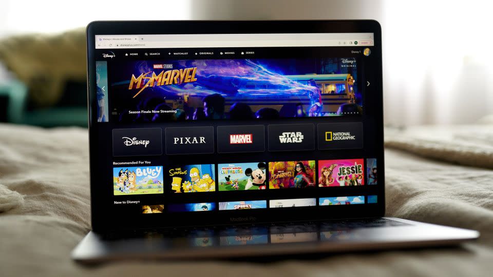 Signing up for Disney+ should shield the company from court trials, Disney said. - Gabby Jones/Bloomberg/Getty Images/File