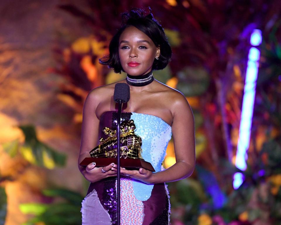 PHOTO: Janelle Monae accepts the Spirit of Soul Award at Soul Train Awards 2023, Nov. 19, 2023, in Beverly Hills, Calif.  (Aaron J. Thornton/Getty Images)