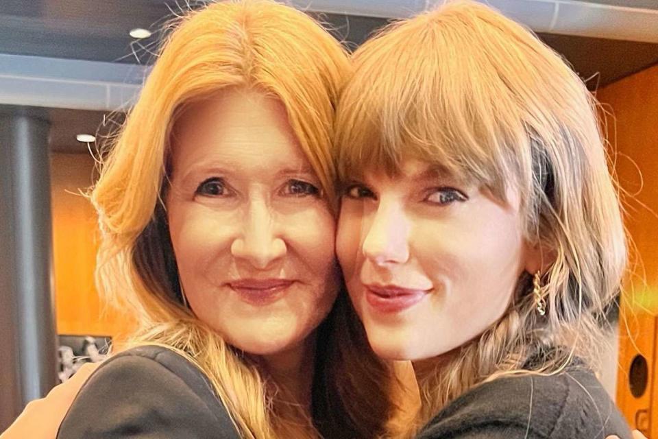 <p> Laura Dern/instagram</p> Laura Dern and Taylor Swift