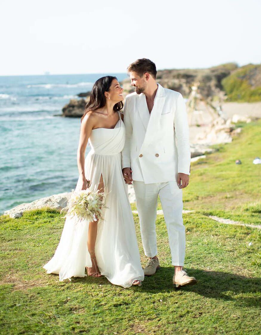 Actress Inbar Lavi and Dan Bar Shira's Burning Man-Inspired Beach Wedding in Israel