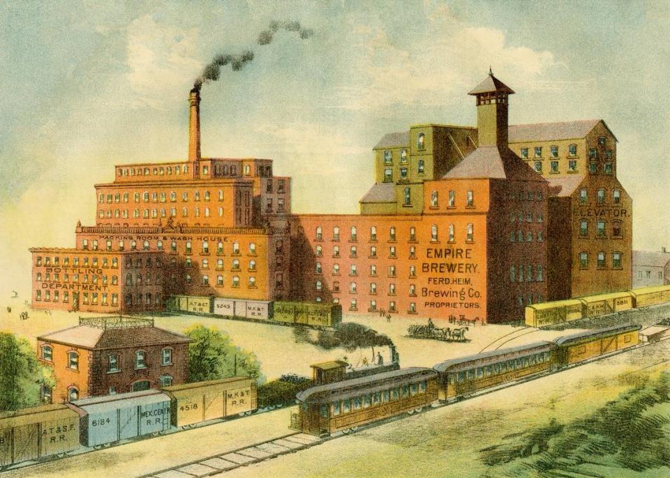 The Heim Brewery in the East Bottoms.