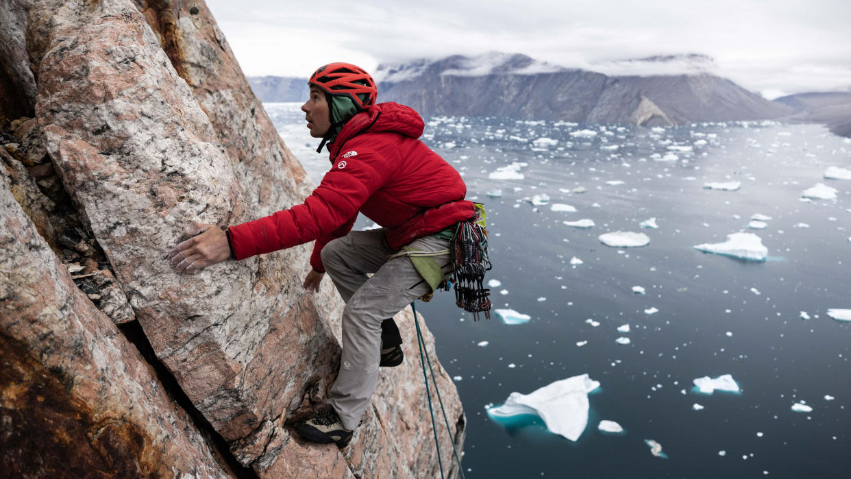  Still from Arctic Ascent with Alex Honnold. 