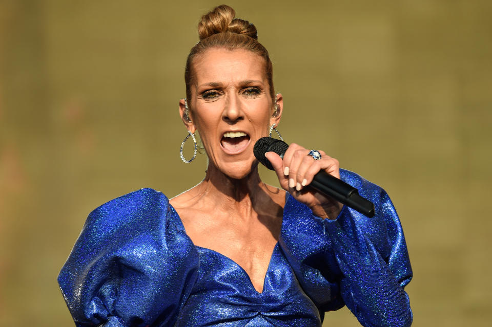  Celine Dion performs live at Barclaycard Presents British Summer Time Hyde Park at Hyde Park