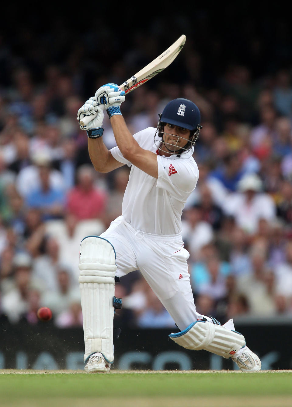 <p>Luckily, as he has throughout his career, Cook stepped up to the mark and made 110 in the third Test. If he hadn’t, many think he’d have been left out of the Ashes tour. (Getty Images) </p>