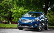 <p>Having been around in more or less the same form since 2012, <a rel="nofollow noopener" href="https://www.caranddriver.com/ford/escape" target="_blank" data-ylk="slk:today's Ford Escape;elm:context_link;itc:0;sec:content-canvas" class="link ">today's Ford Escape</a> is old. A new model is slated to appear by 2020, but in the meantime the crossover soldiers on with aging styling and a relatively tight interior. Three engines are offered, though only the two up-level turbocharged four-cylinder options can be paired with all-wheel drive; front-wheel drive is standard across the lineup. Ford's easy-to-use Sync 3 touchscreen infotainment system is a highlight.</p>