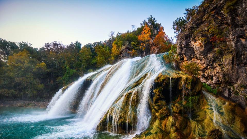 fall pictures, turner falls oklahoma waterfall