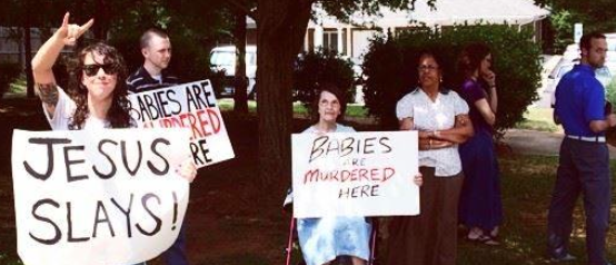 This Couple Spends Their Free Time Mocking Abortion Protesters