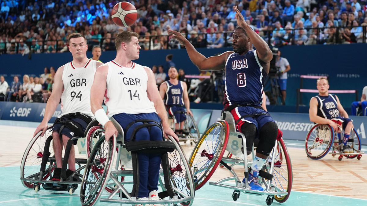 Great Britain take silver as United States retain wheelchair basketball title