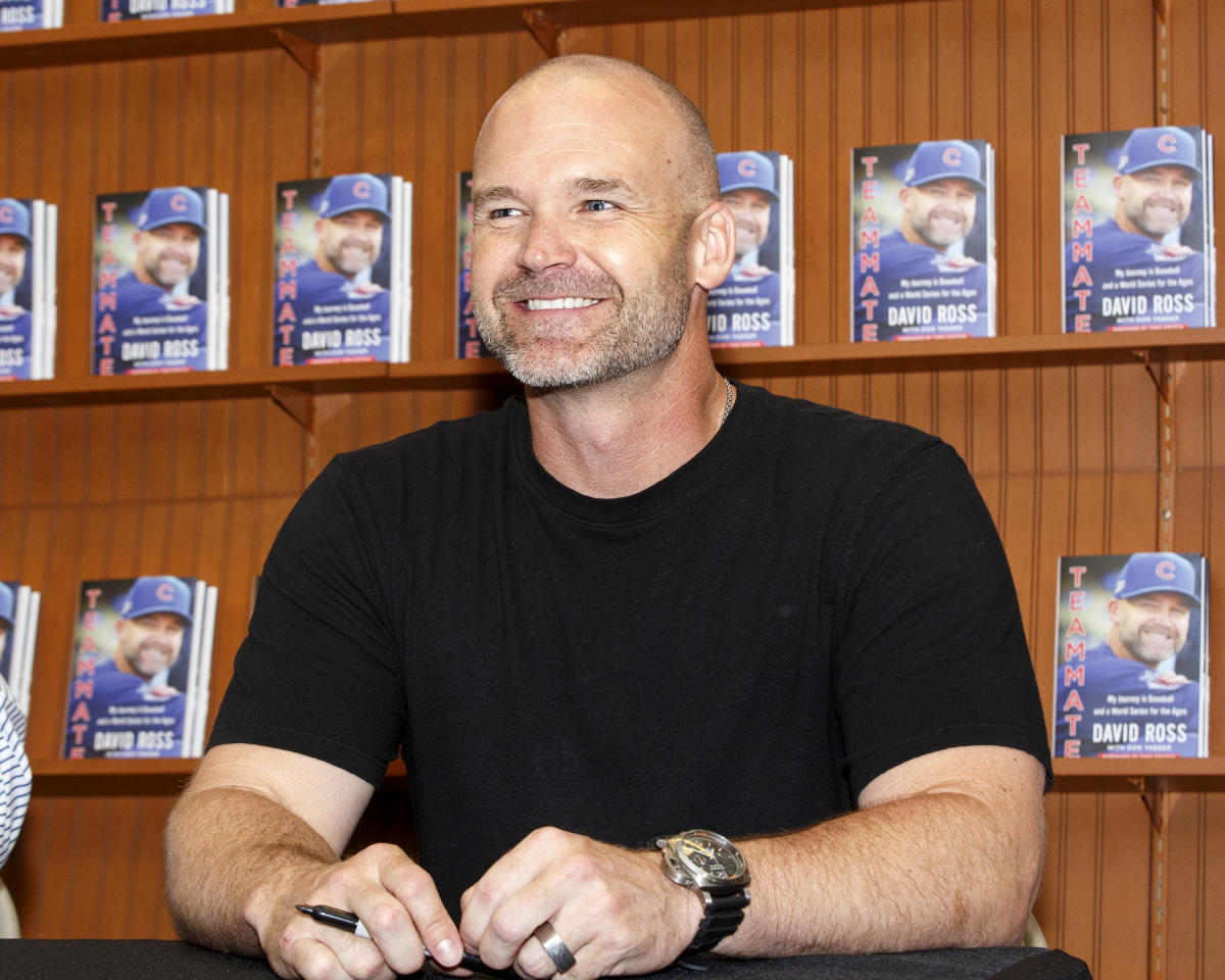 David Ross: Chicago Cubs hire former catcher as club's next manager