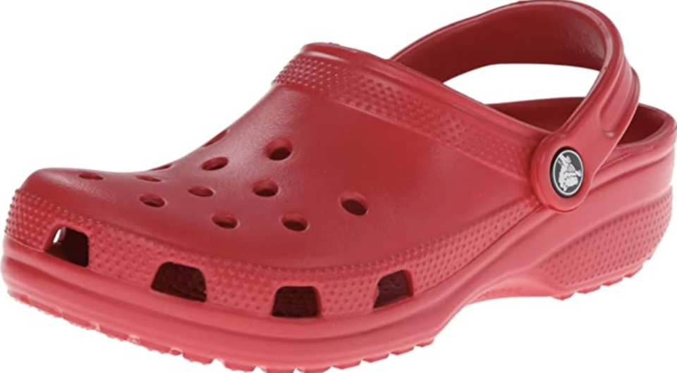 Crocs Unisex Classic Clog in Red (Photo via Amazon)