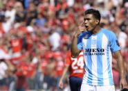 <p><b>Teo Gutiérrez vs. Mauro Dobler (Racing Club) </b> – Por lo general los roces o discusiones salen ‘al sol’ durante los entrenamientos. Y la pelea entre el siempre polémico Teo y Dobler no fue la excepción a la regla. En una práctica en el Cilindro de Avellaneda el colombiano, luego de un choque, le aplicó unos golpes al arquero y éste respondió. <b> / Foto: Getty Images </b> </p>