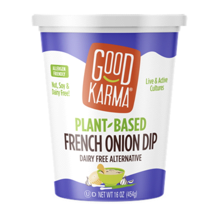 3) Good Karma Plant-Based French Onion Dip