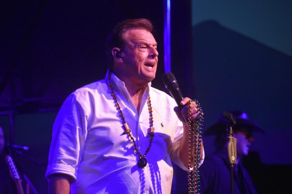 County music star Sammy Kershaw performs onstage at Dockside’s inaugural “Dock Jam” on Saturday, May 20, 2023, in Pocomoke City, Maryland.